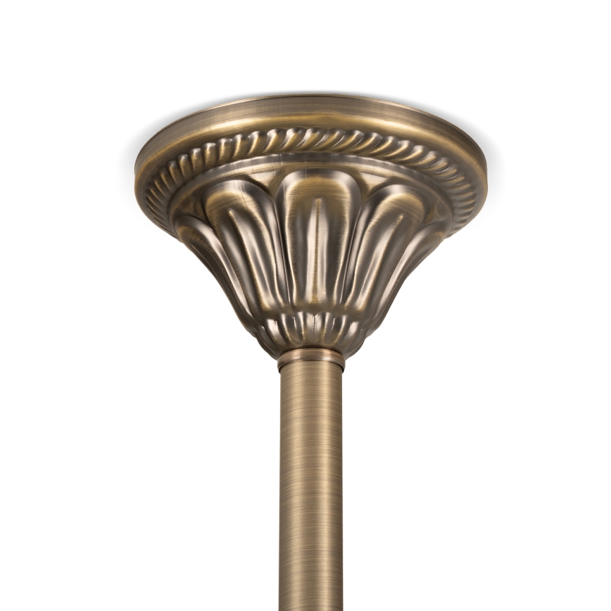 BRILAGI - Pendel på stang DAHLIA 3xE27/40W/230V Ø 37 cm messing