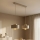 Brilagi - Pendel på wire 2xE27/60W/230V beige/guld