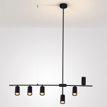 Brilagi - Pendel på wire CRANE 6xGU10/30W/230V sort