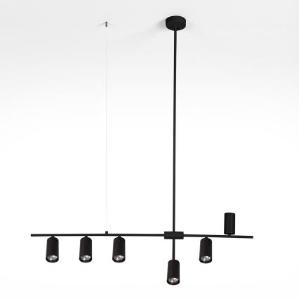Brilagi - Pendel på wire CRANE 6xGU10/30W/230V sort