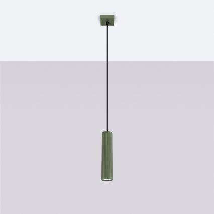 Brilagi - Pendel på wire CRESTO 1xGU10/10W/230V grøn