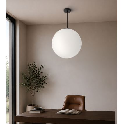 BRILAGI - Pendel på wire POLOS 1xE27/40W/230V Ø 40 cm sort