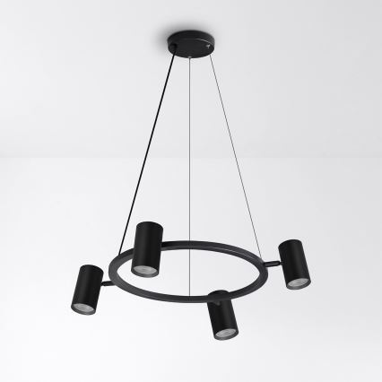 Brilagi - Pendel på wire SELE 4xGU10/30W/230V sort