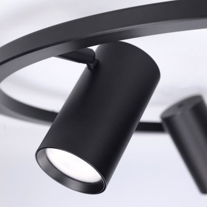 BRILAGI - Pendel på wire SELE 4xGU10/30W/230V sort
