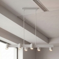 Brilagi - Pendel på wire SELE 6xGU10/30W/230V hvid