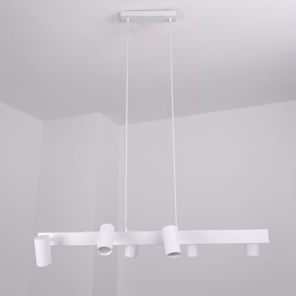 BRILAGI - Pendel på wire SELE 6xGU10/30W/230V hvid