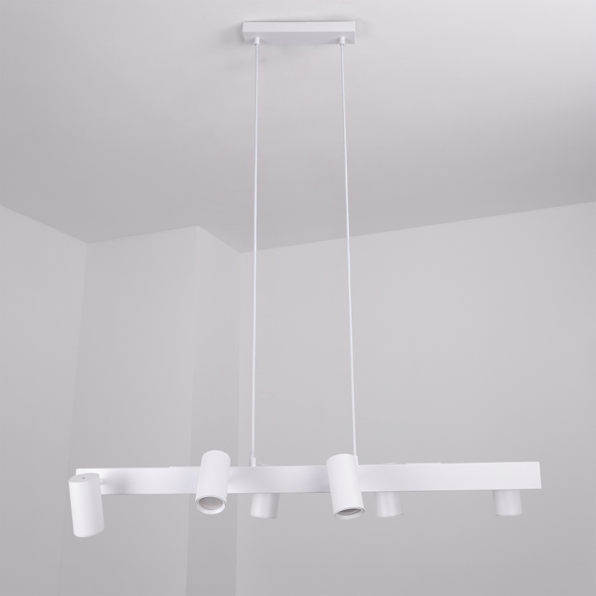 BRILAGI - Pendel på wire SELE 6xGU10/30W/230V hvid