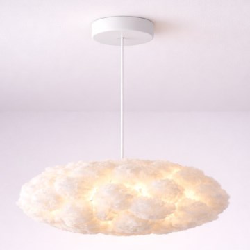 Brilagi - Pendel på wire SOLEAIR 1xE27/60W/230V hvid