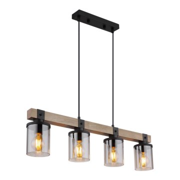 Brilagi - Pendel på wire VISTA 4xE27/60W/230V eg