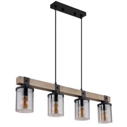 Brilagi - Pendel på wire VISTA 4xE27/60W/230V eg