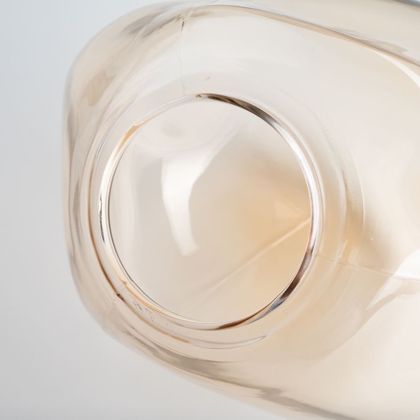 BRILAGI - Pendel på wire VULCANO 1xE27/15W/230V Ø 25 cm beige/røget beige