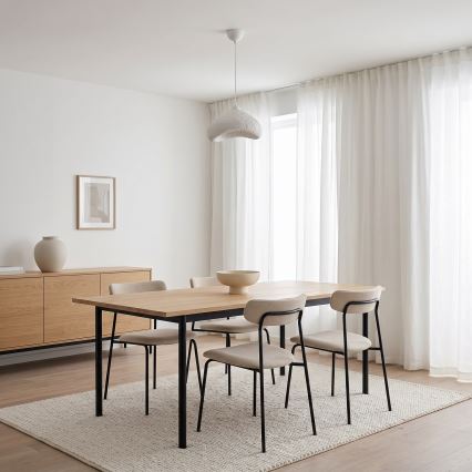 Brilagi - Pendel på wire WABI SABI 1xE27/40W/230V Ø 30 cm hvid