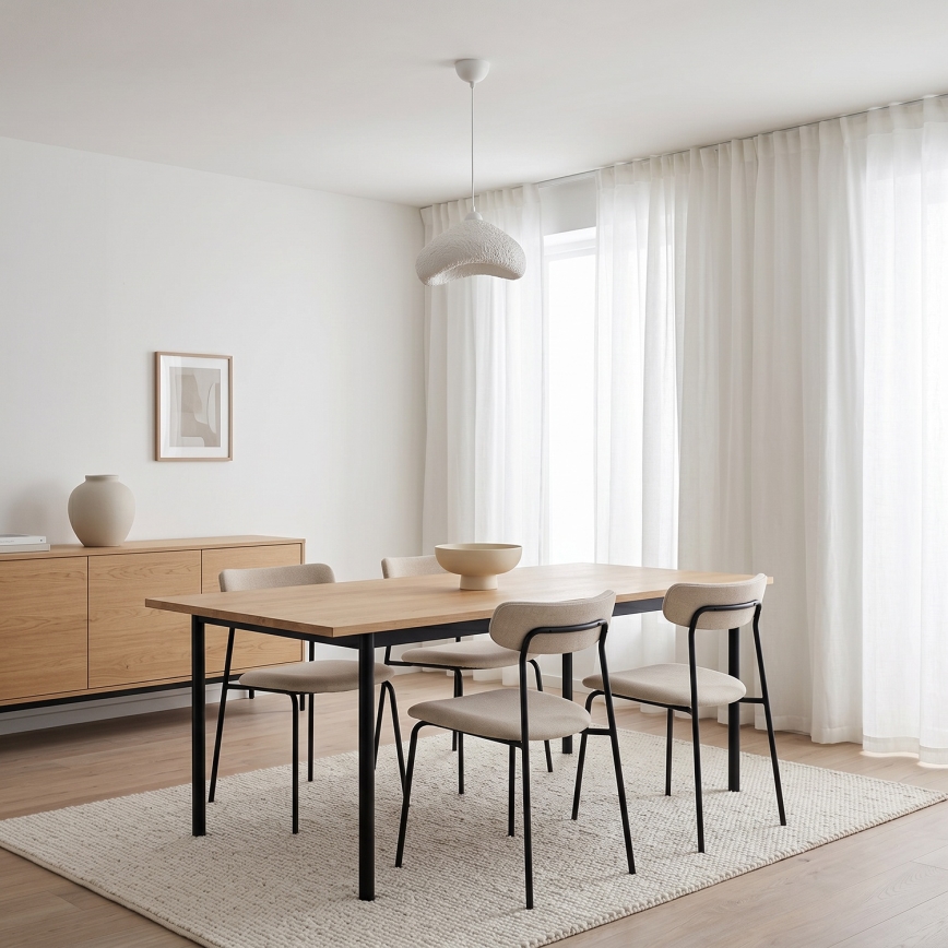 Brilagi - Pendel på wire WABI SABI 1xE27/40W/230V Ø 30 cm hvid