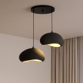 BRILAGI - Pendel på wire WABI SABI 2xE27/40W/230V Ø 60 cm sort
