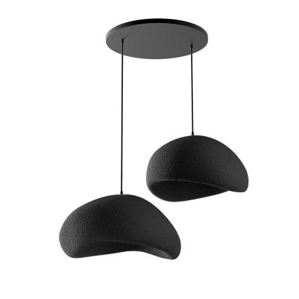 Brilagi - Pendel på wire WABI SABI 2xE27/40W/230V Ø 60 cm sort