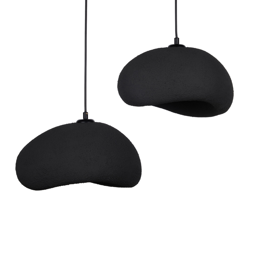 Brilagi - Pendel på wire WABI SABI 2xE27/40W/230V Ø 60 cm sort