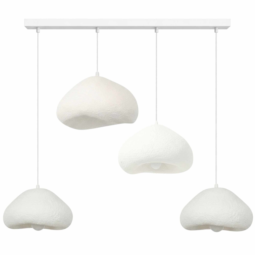 Brilagi - Pendel på wire WABI SABI 4xE27/40W/230V hvid