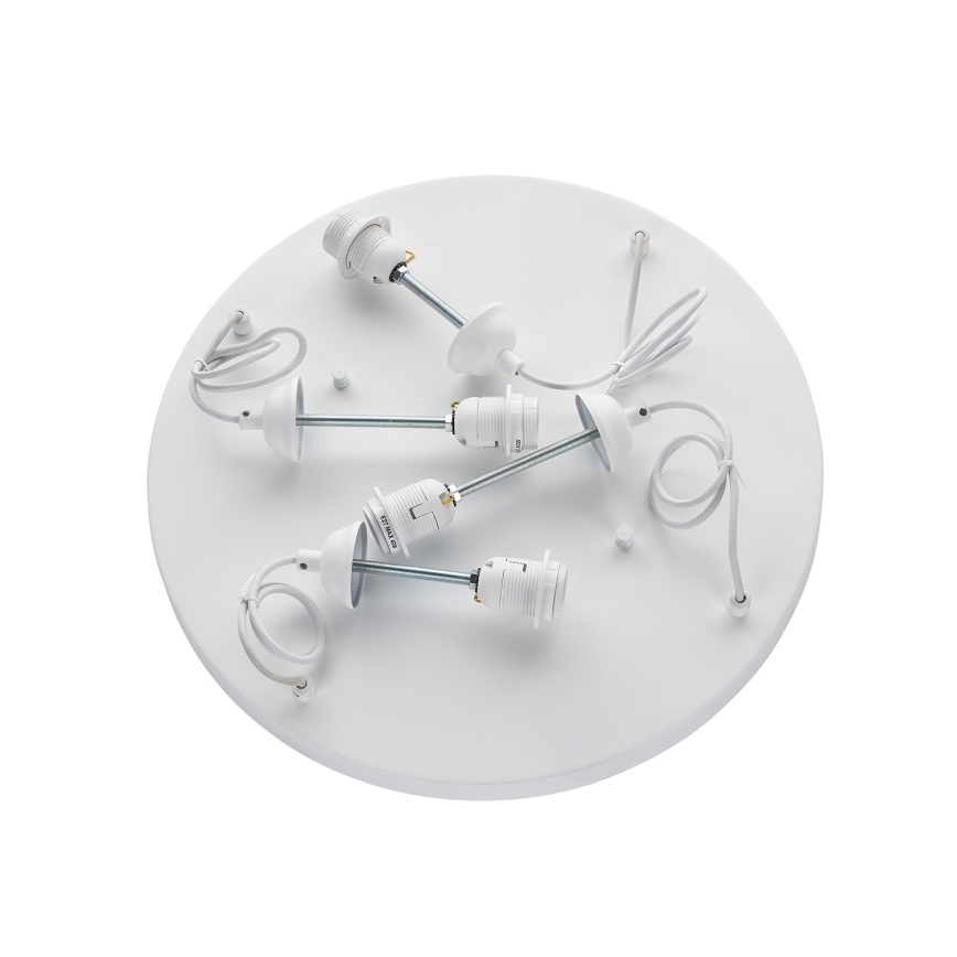 Brilagi - Pendel på wire WABI SABI 4xE27/40W/230V Ø 95 cm hvid