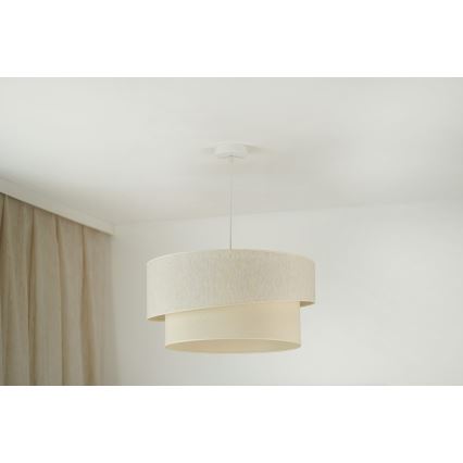 Brilagi - Pendel SHINE 1xE27/15W/230V diameter 50 cm cremefarvet