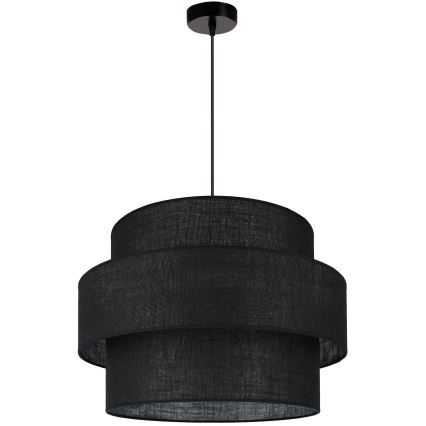 Brilagi - Pendel SPACE YUTE 1xE27/15W/230V diameter 50 cm sort