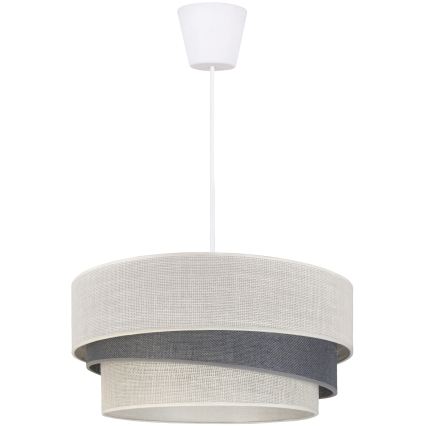 Brilagi - Pendel TRIO med wire 1xE27/60W/230V Ø 40 cm creme/grå