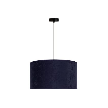 Brilagi - Pendel VELVET 1xE27/40W/230V blå/guldfarvet