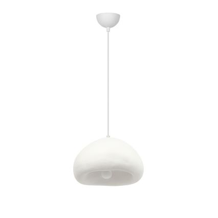 Brilagi - Pendel WABI SABI med kabelophæng, 1xE27/40W/230V, Ø 32 cm, hvid