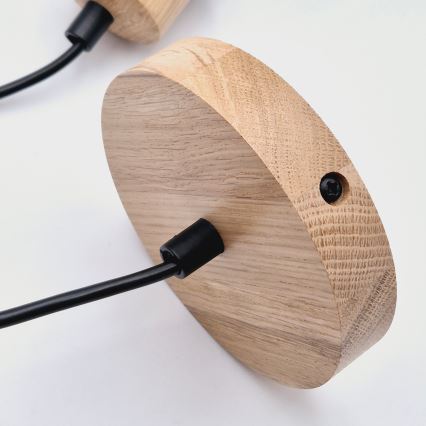 Brilagi - Pendel WOODY BASKET 1xE27/60W/230V eg