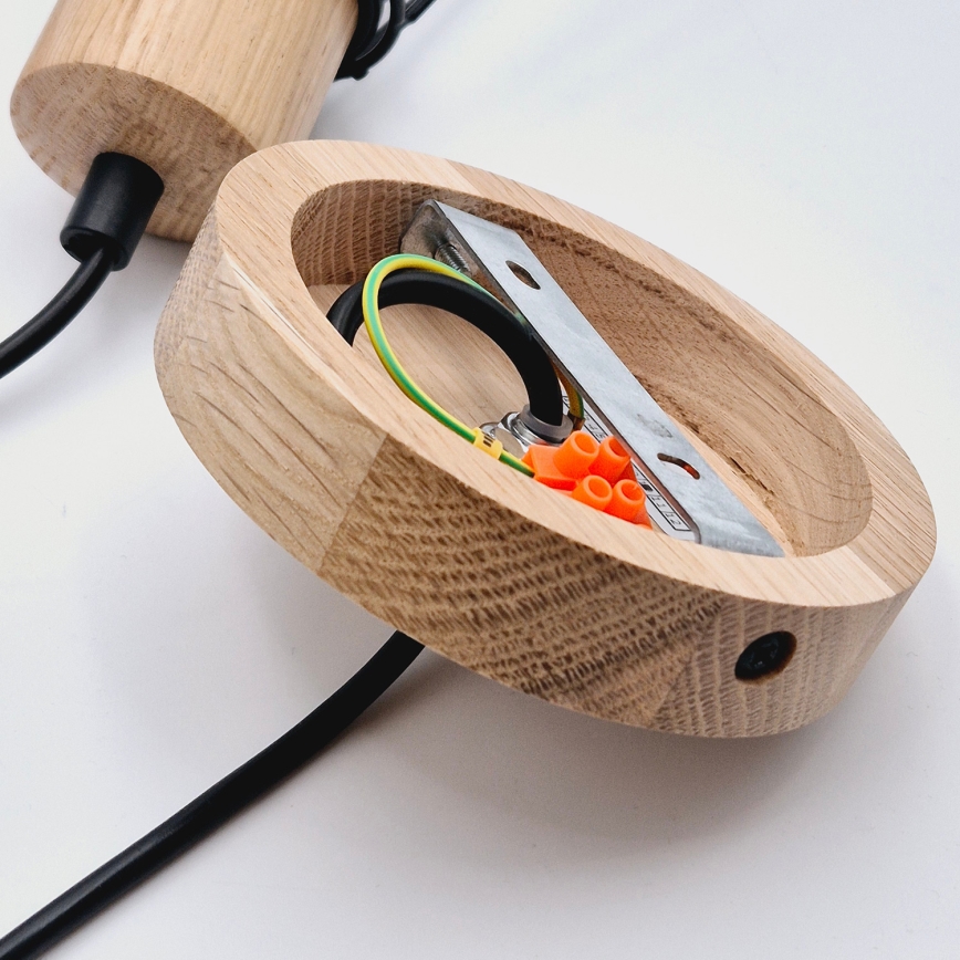 Brilagi - Pendel WOODY BASKET 1xE27/60W/230V eg