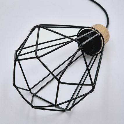 Brilagi - Pendel WOODY BASKET 2xE27/60W/230V eg