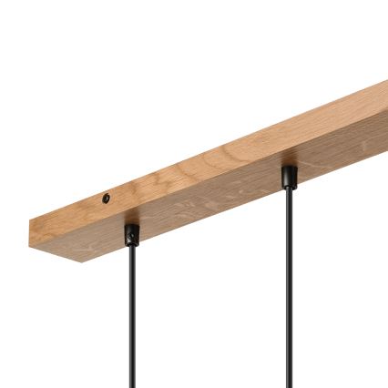 Brilagi - Pendel WOODY BASKET 3xE27/60W/230V eg