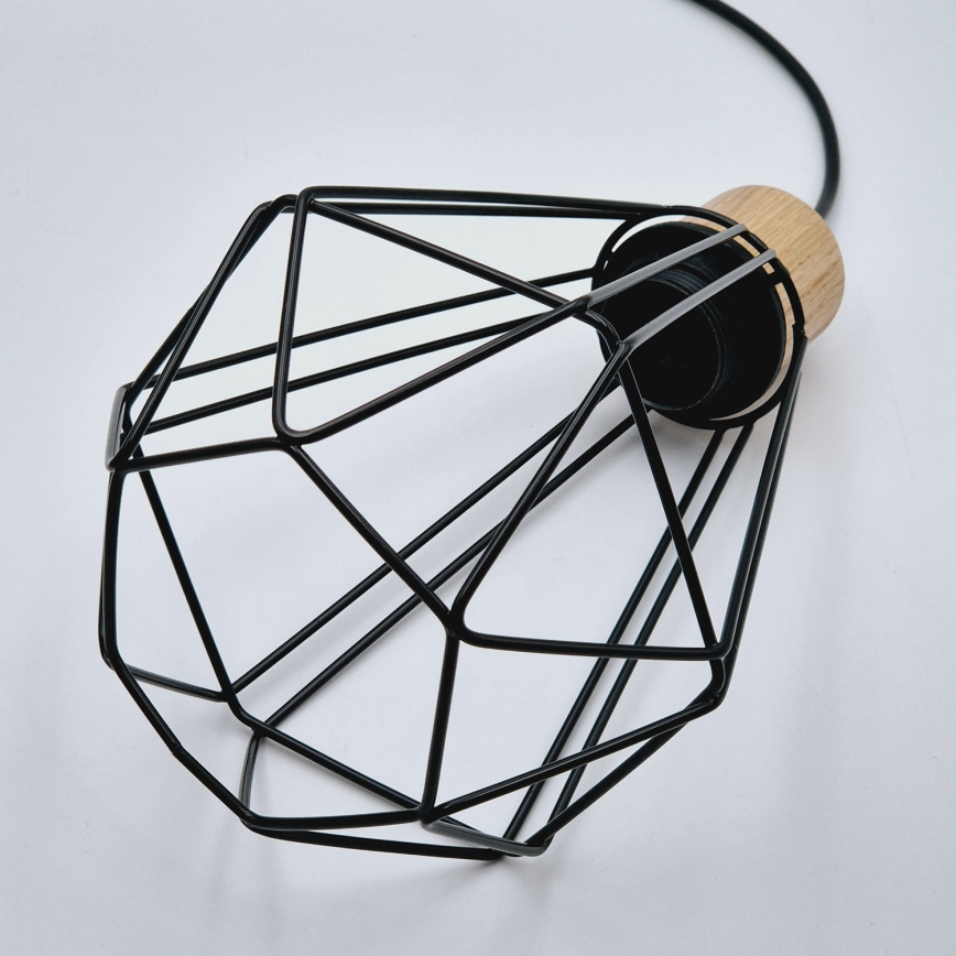 Brilagi - Pendel WOODY BASKET 3xE27/60W/230V eg