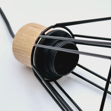 Brilagi - Pendel WOODY BASKET 3xE27/60W/230V eg
