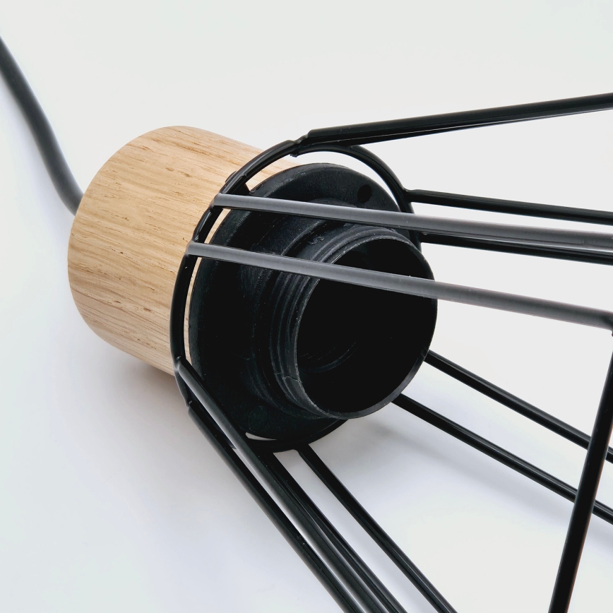 Brilagi - Pendel WOODY BASKET 3xE27/60W/230V eg