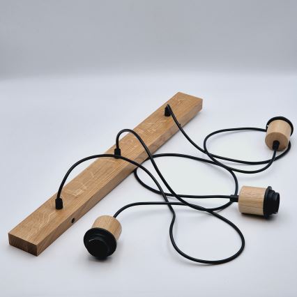 Brilagi - Pendel WOODY BASKET 3xE27/60W/230V eg
