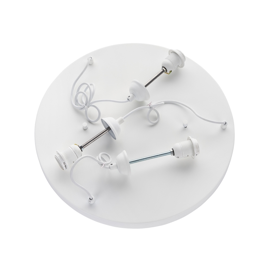 Brilagi - Pendellampe på kabel WABI SABI 3xE27/40W/230V Ø 82 cm hvid