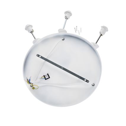 Brilagi - Pendellampe på kabel WABI SABI 3xE27/40W/230V Ø 82 cm hvid