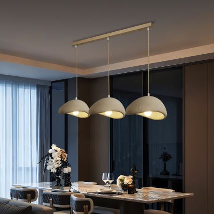 BRILAGI - Pendellampe på kabel WABI SABI 3xE27/60W/230V beige