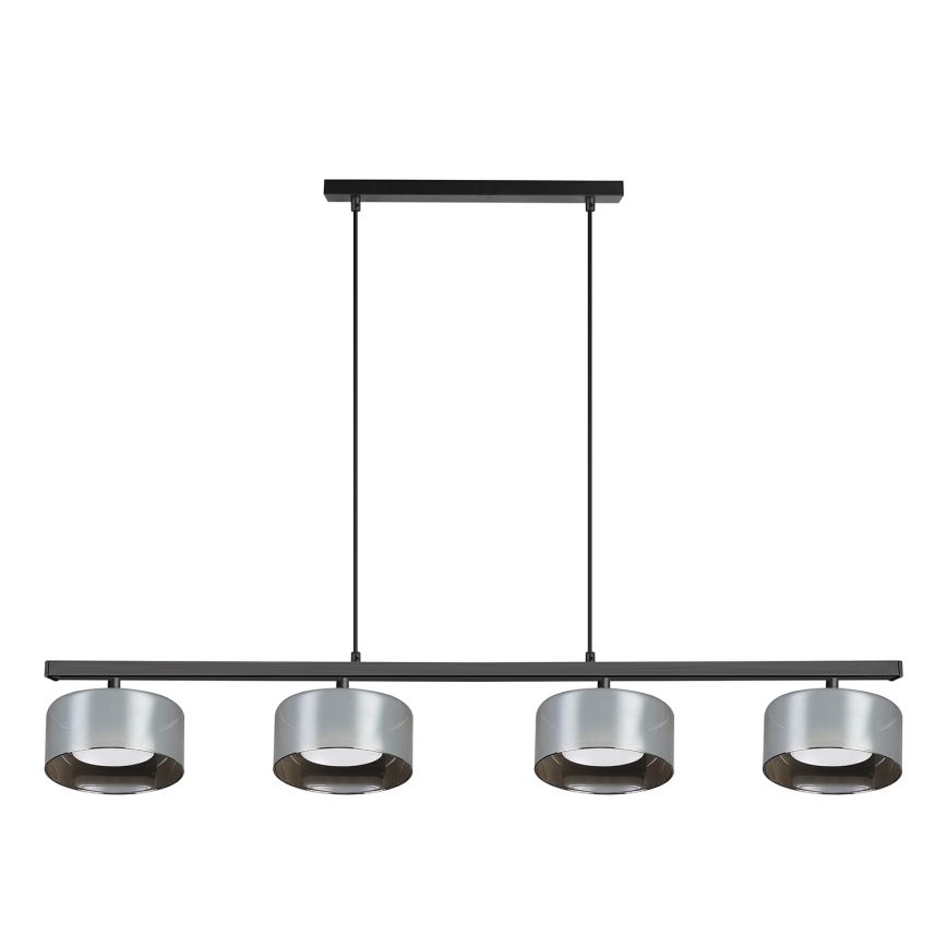 Brilagi - Pendellampe på wire AURA LUX 4xGX53/30W/230V sort/røget