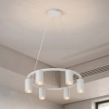 Brilagi - Pendellampe SELE med kabelophæng, 6xGU10/30W/230V, hvid