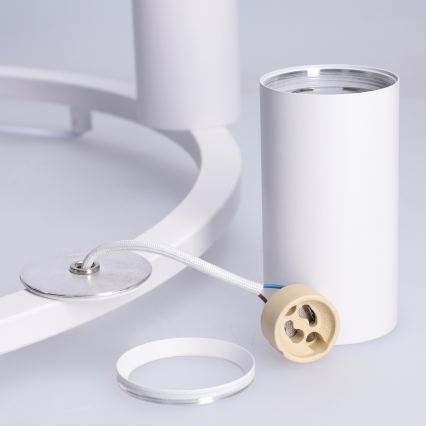 BRILAGI - Pendellampe SELE med kabelophæng, 6xGU10/30W/230V, hvid