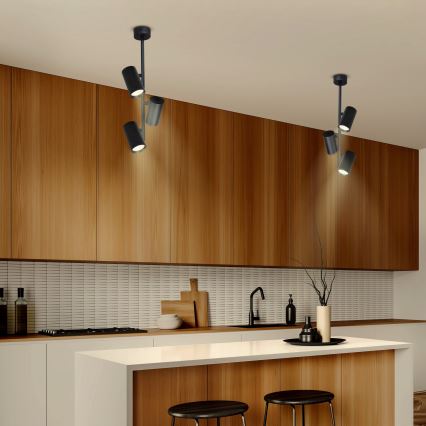 Brilagi - Pendellampe SELE VERTICAL 3xGU10/30W/230V sort