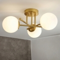 Brilagi - Plafond MALIVA 3xE14/15W/230V guld/hvid