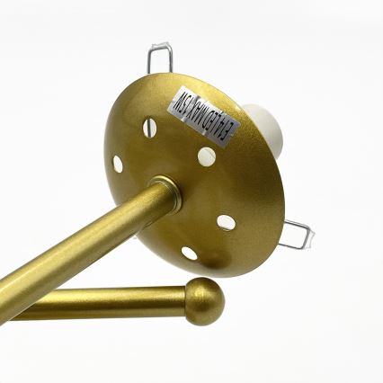 Brilagi - Plafond MALIVA 3xE14/15W/230V guld/hvid