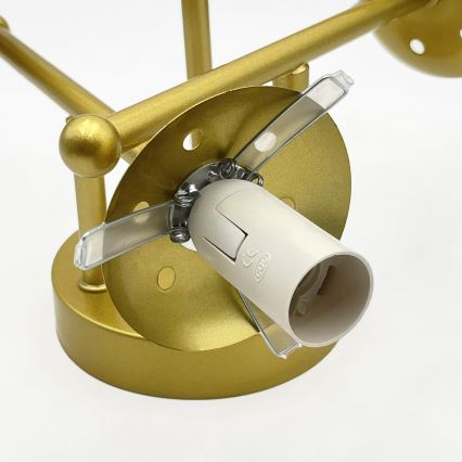 Brilagi - Plafond MALIVA 3xE14/15W/230V guld/hvid