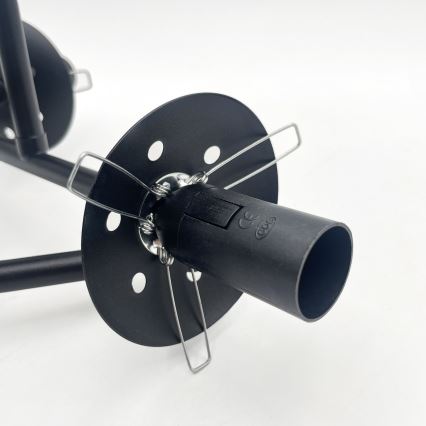 Brilagi - Plafond MALIVA 3xE14/15W/230V sort/røget