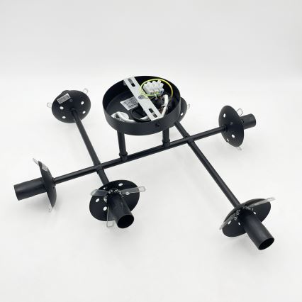 Brilagi - Plafond MALONY 6xE14/20W/230V sort
