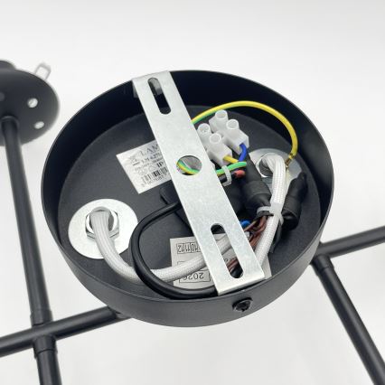 Brilagi - Plafond MALONY 6xE14/20W/230V sort