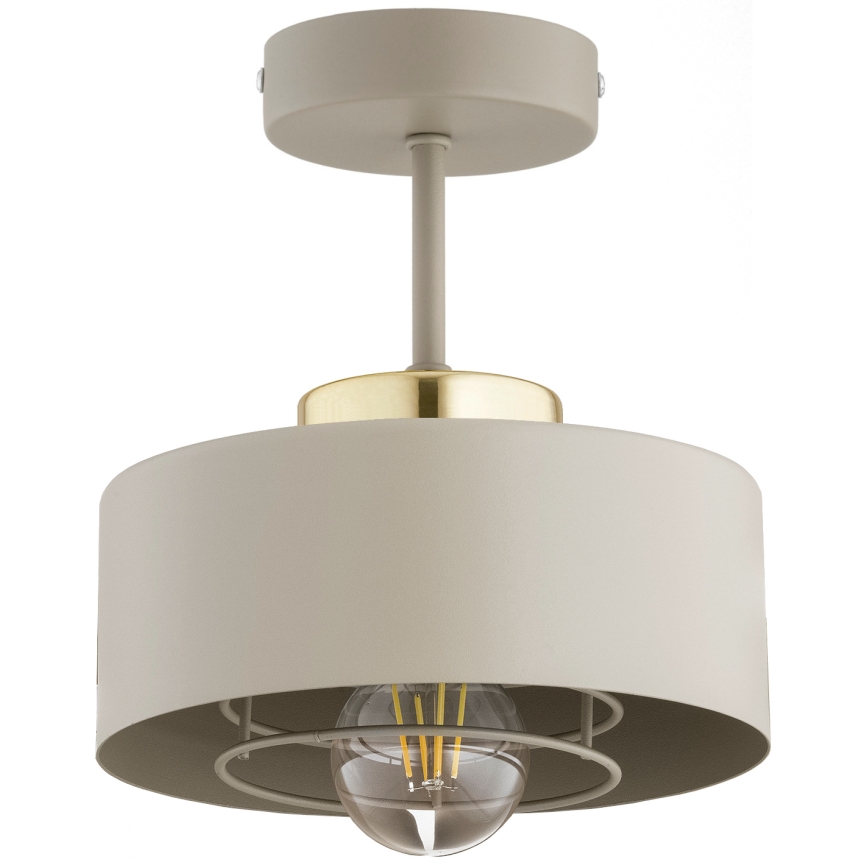 Brilagi - Plafondlampe 1xE27/60W/230V beige/guld