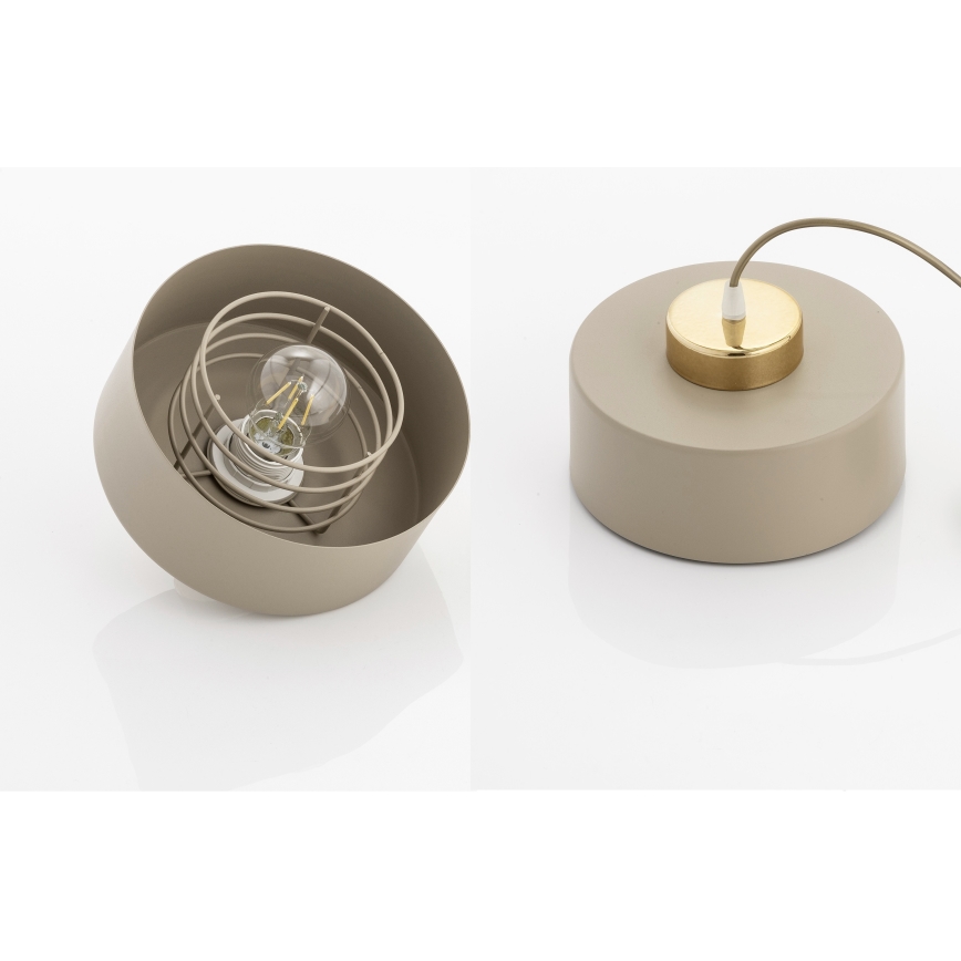 Brilagi - Plafondlampe 1xE27/60W/230V beige/guld